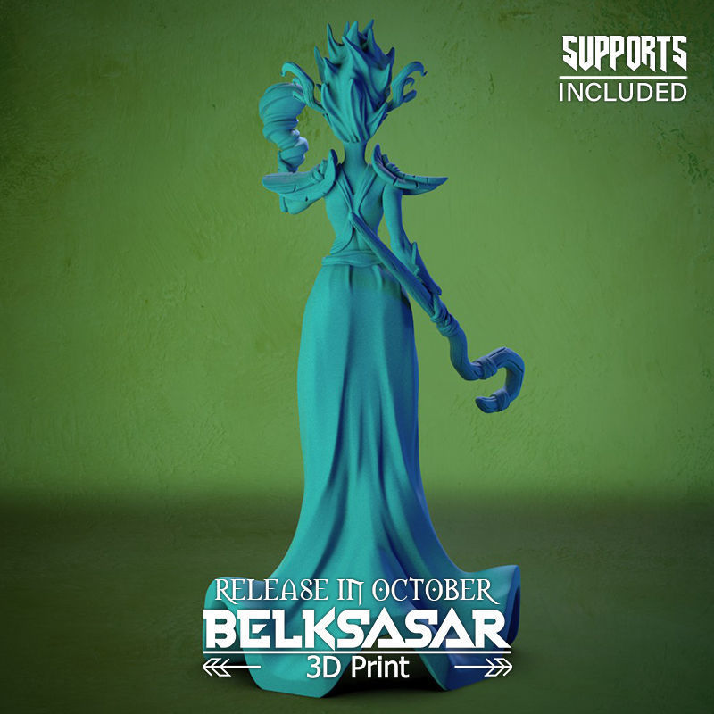 Storm Shaman Normal and Nude 3D print model_11