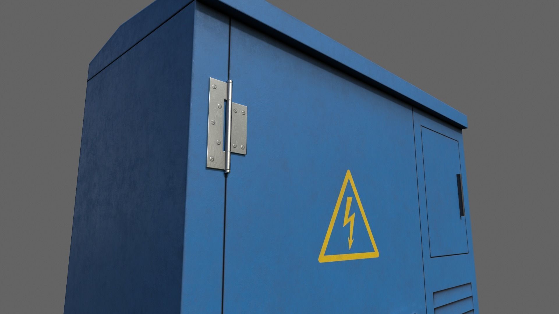 PBR Electric Box V1-Clean-Rusty Low-poly 3D model_22