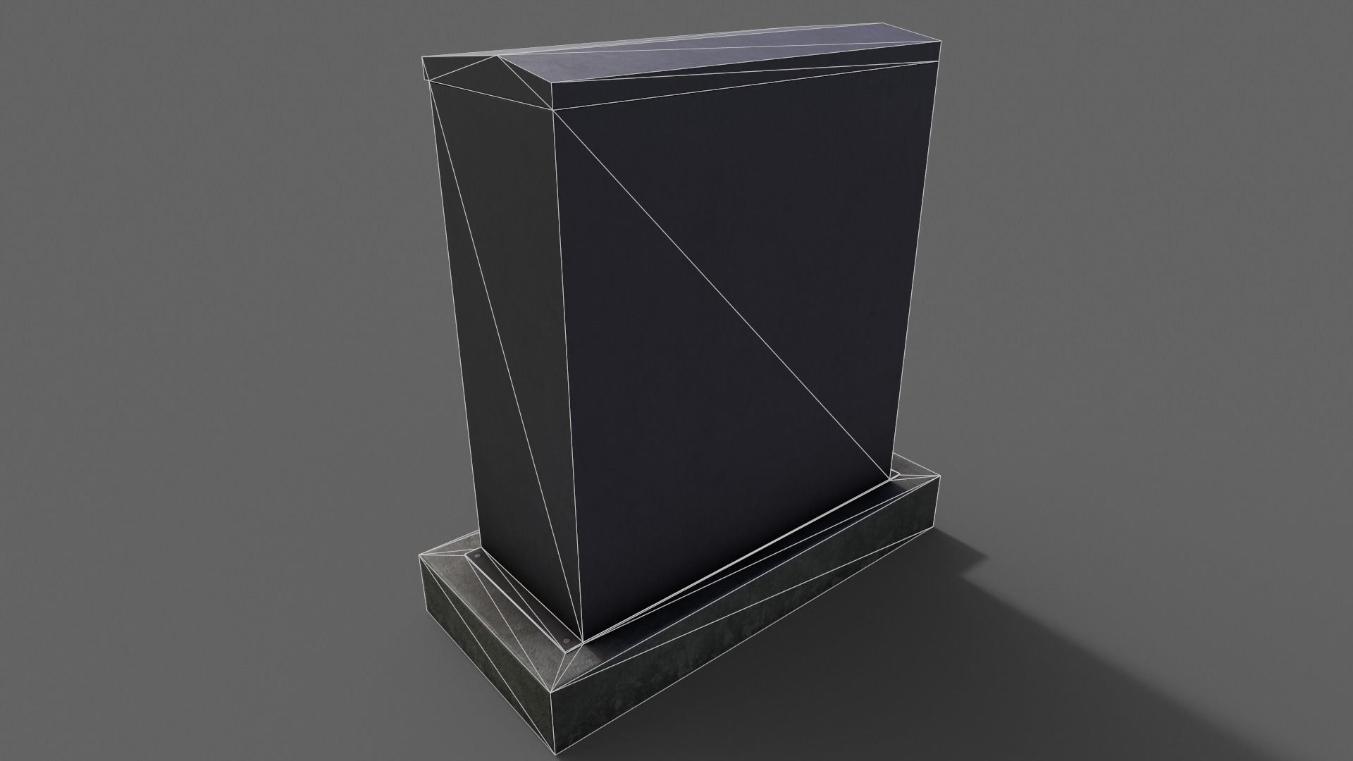 PBR Electric Box V1-Clean-Rusty Low-poly 3D model_29