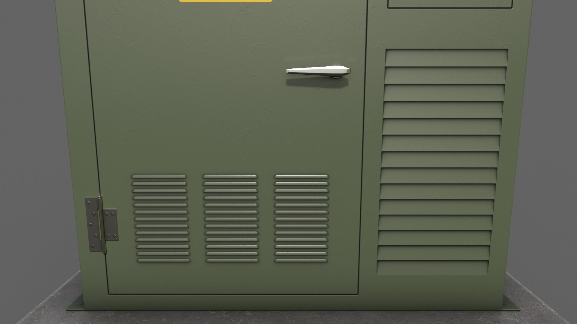 PBR Electric Box V1-Clean-Rusty Low-poly 3D model_15