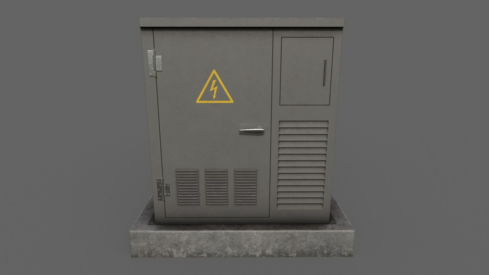 PBR Electric Box V1-Clean-Rusty Low-poly 3D model_18