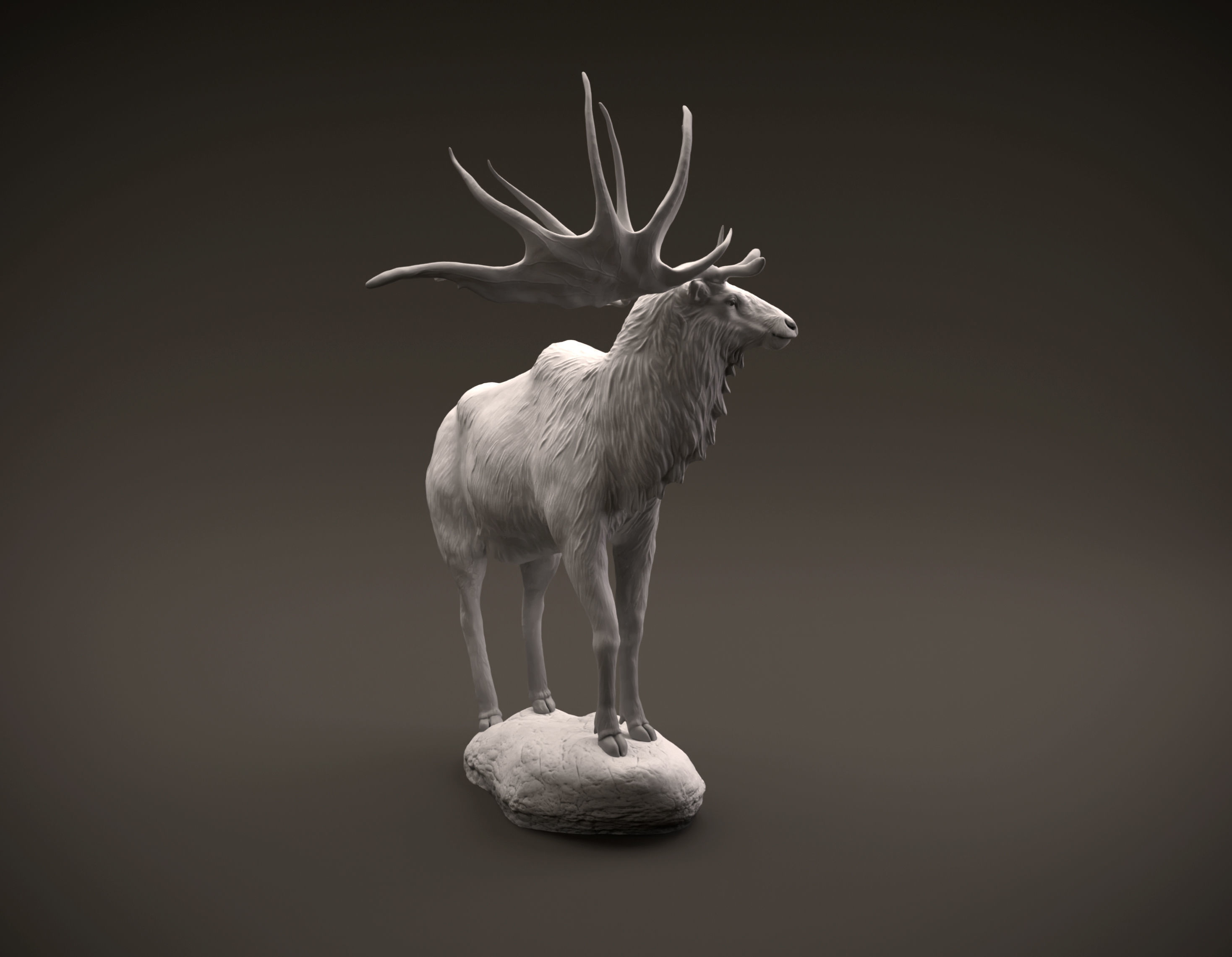 Megaloceros giganteus or Irish Elk intended for 3D printing 3D print model_15