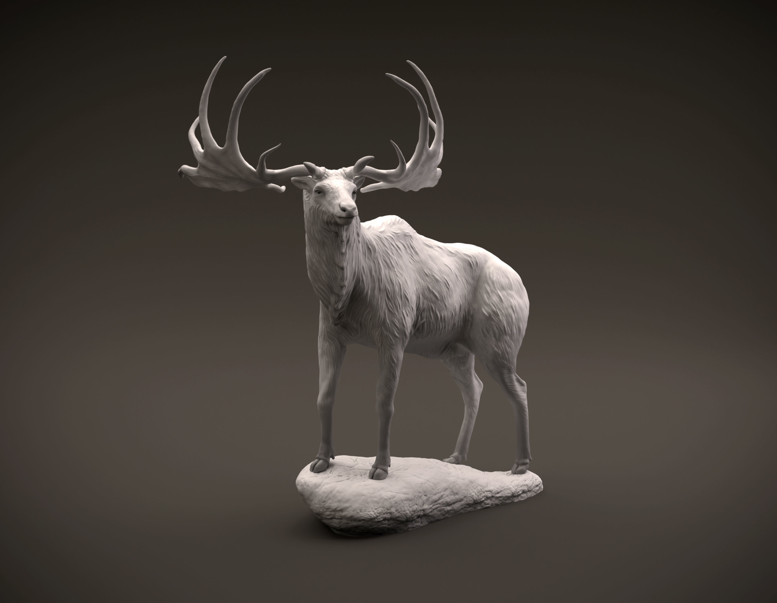 Megaloceros giganteus or Irish Elk intended for 3D printing 3D print model_6