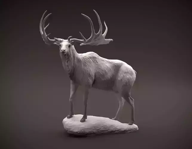 Megaloceros giganteus or Irish Elk intended for 3D printing 3D print model