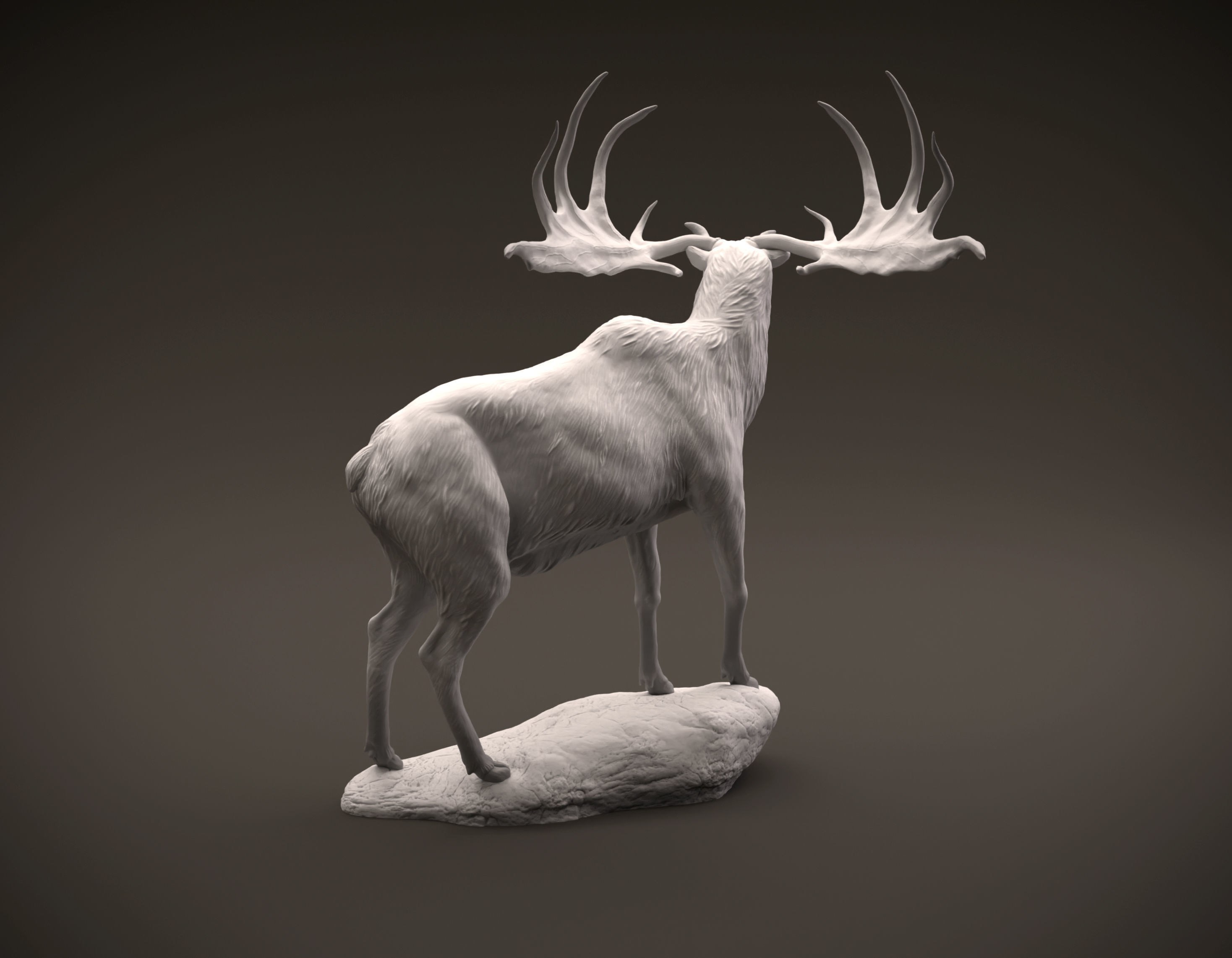 Megaloceros giganteus or Irish Elk intended for 3D printing 3D print model_11
