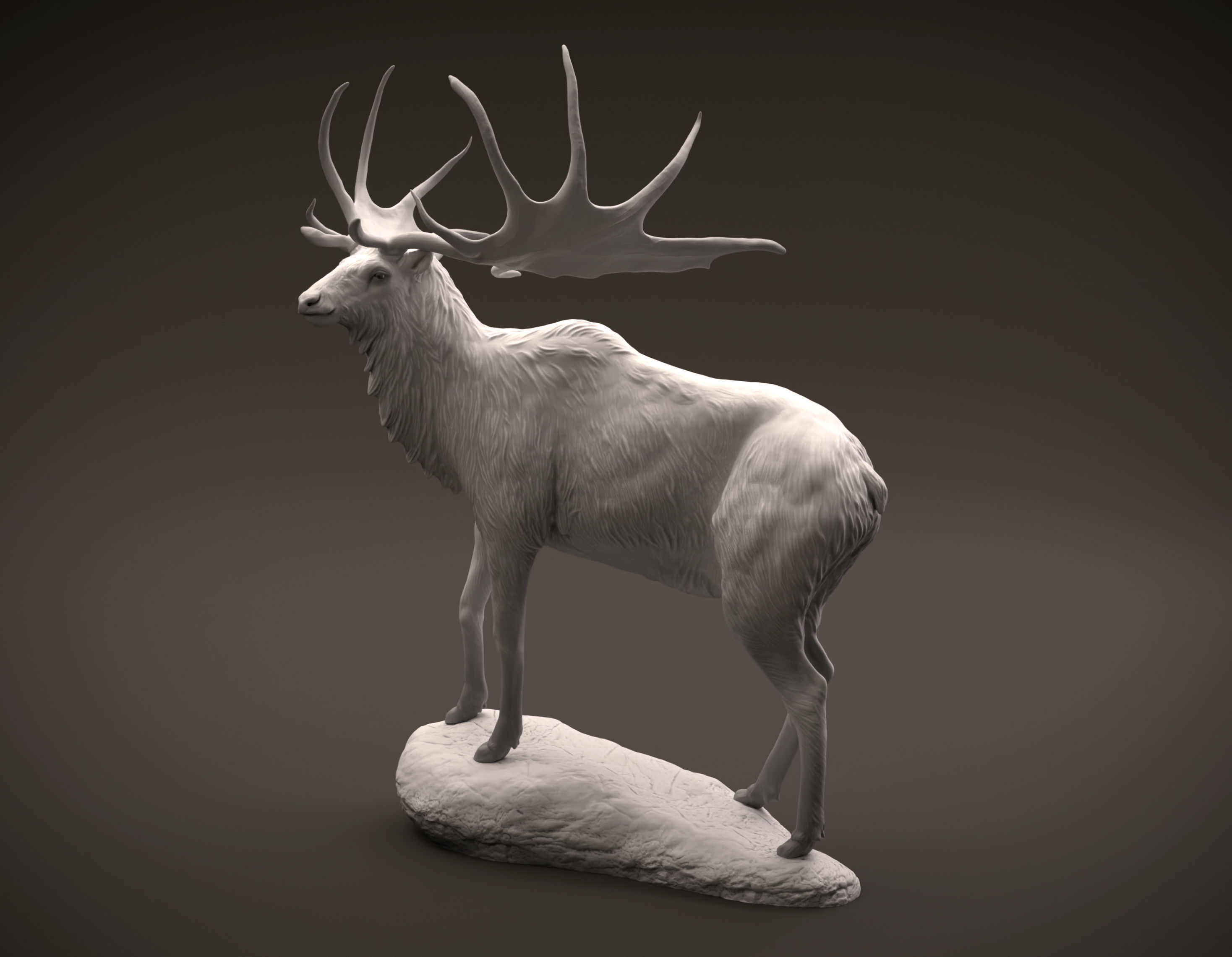 Megaloceros giganteus or Irish Elk intended for 3D printing 3D print model_4