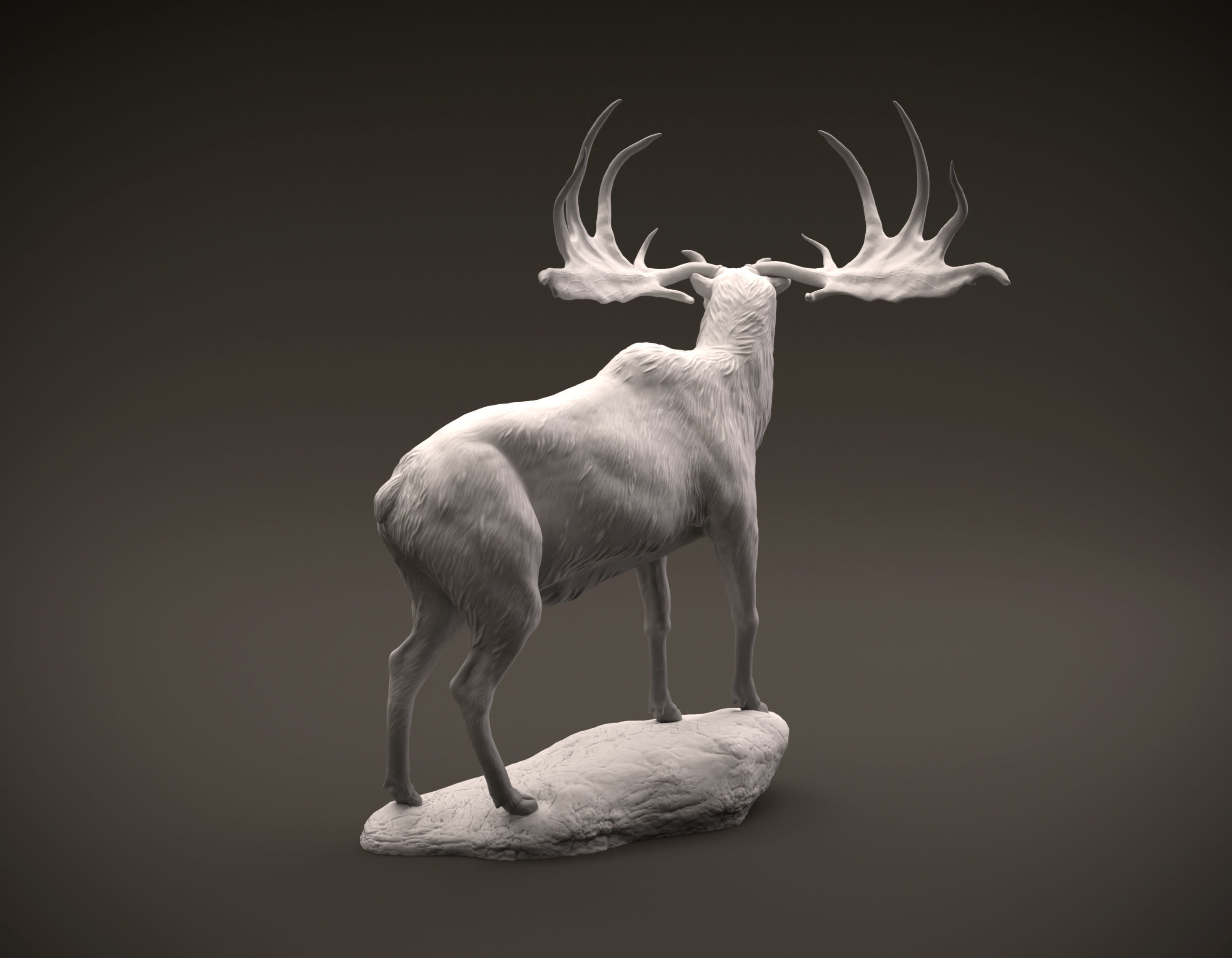 Megaloceros giganteus or Irish Elk intended for 3D printing 3D print model_13