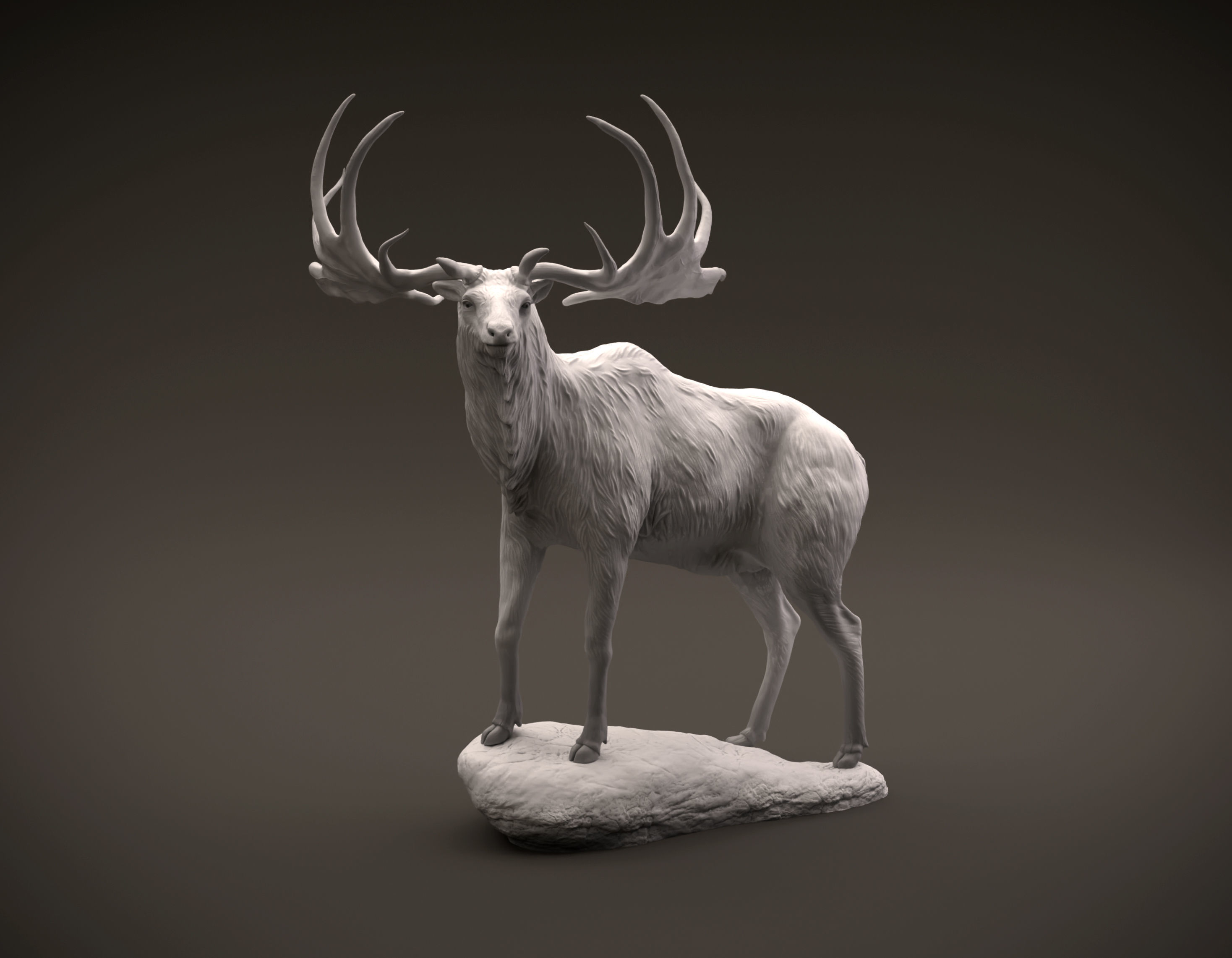 Megaloceros giganteus or Irish Elk intended for 3D printing 3D print model_7