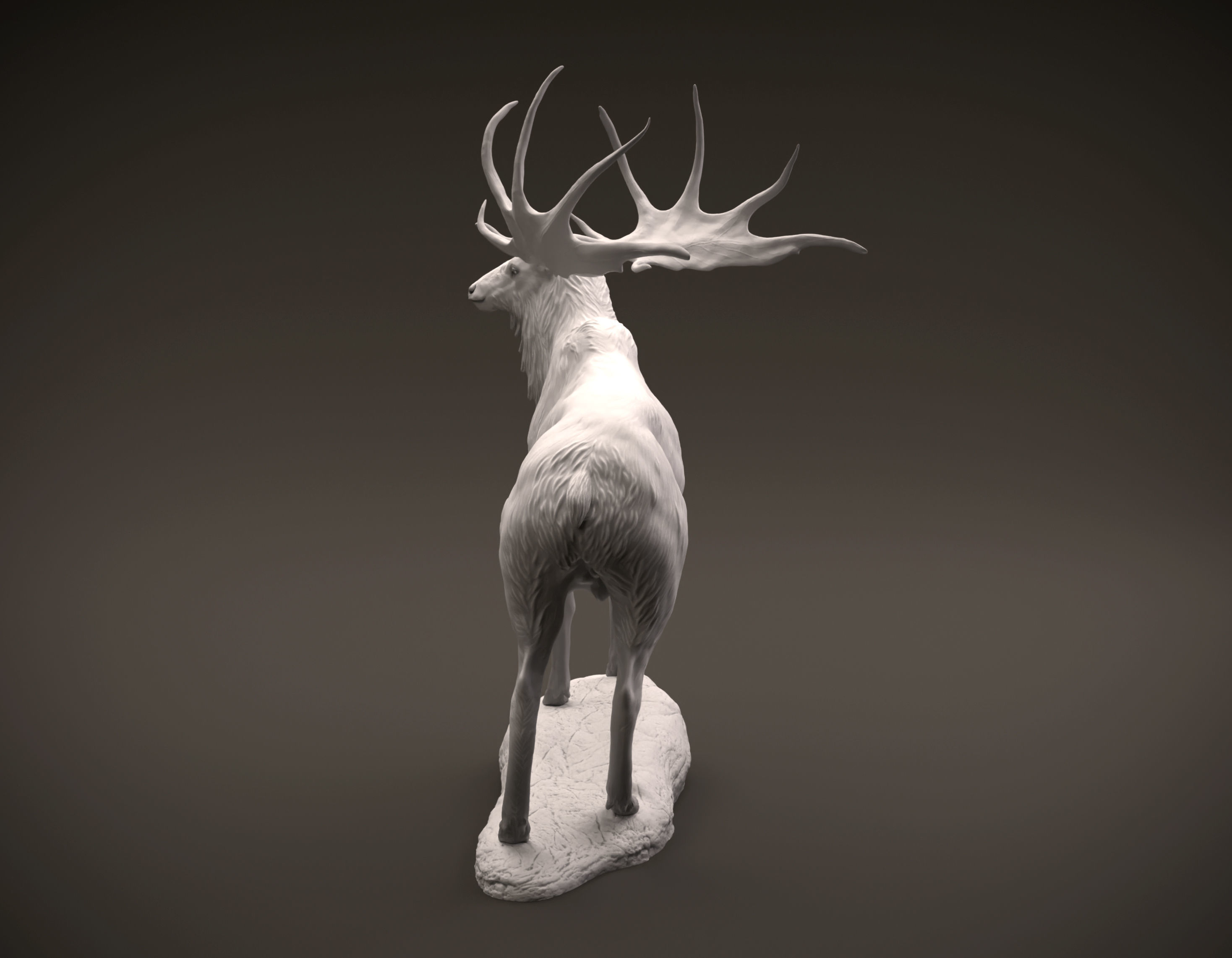 Megaloceros giganteus or Irish Elk intended for 3D printing 3D print model_9