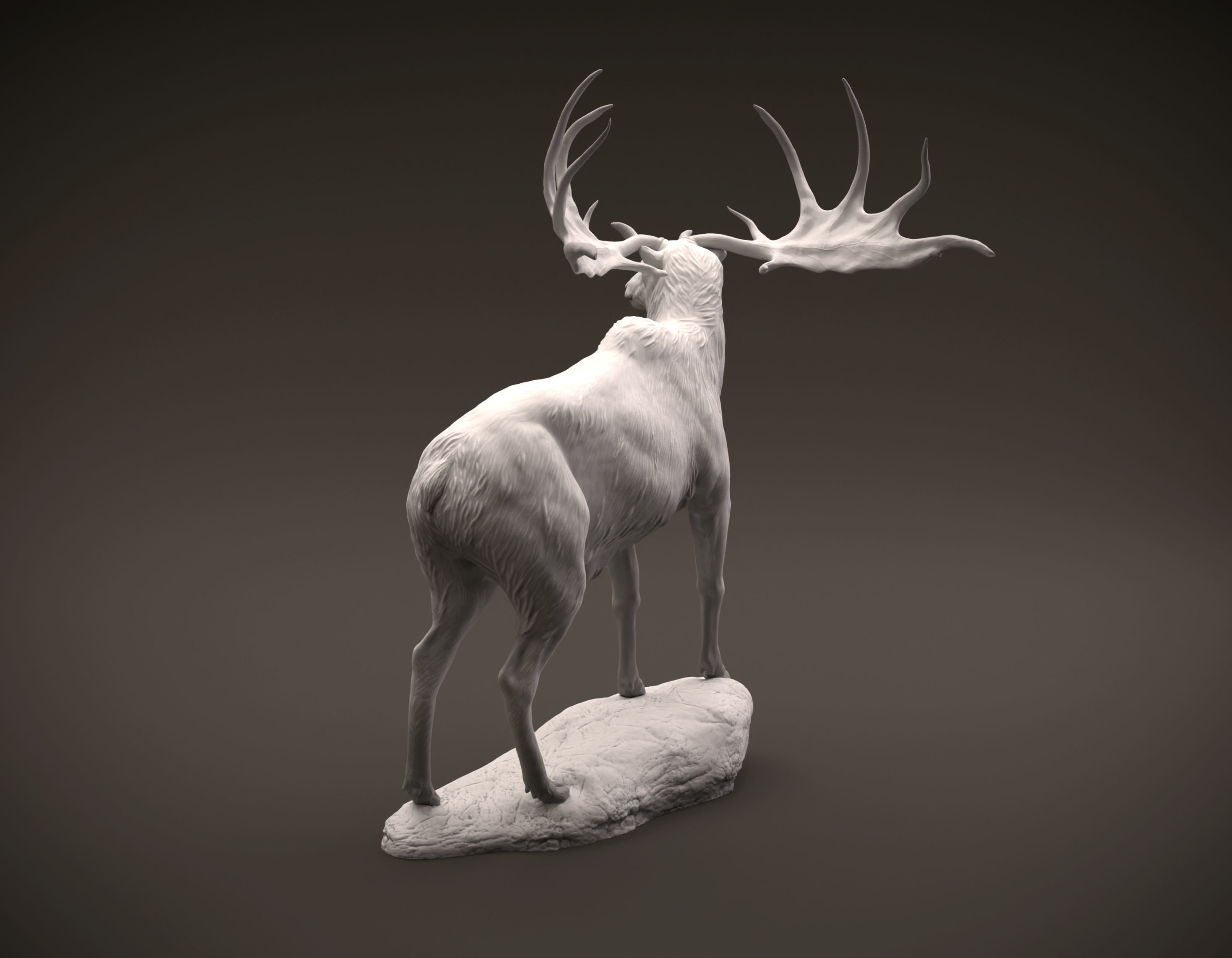 Megaloceros giganteus or Irish Elk intended for 3D printing 3D print model_10