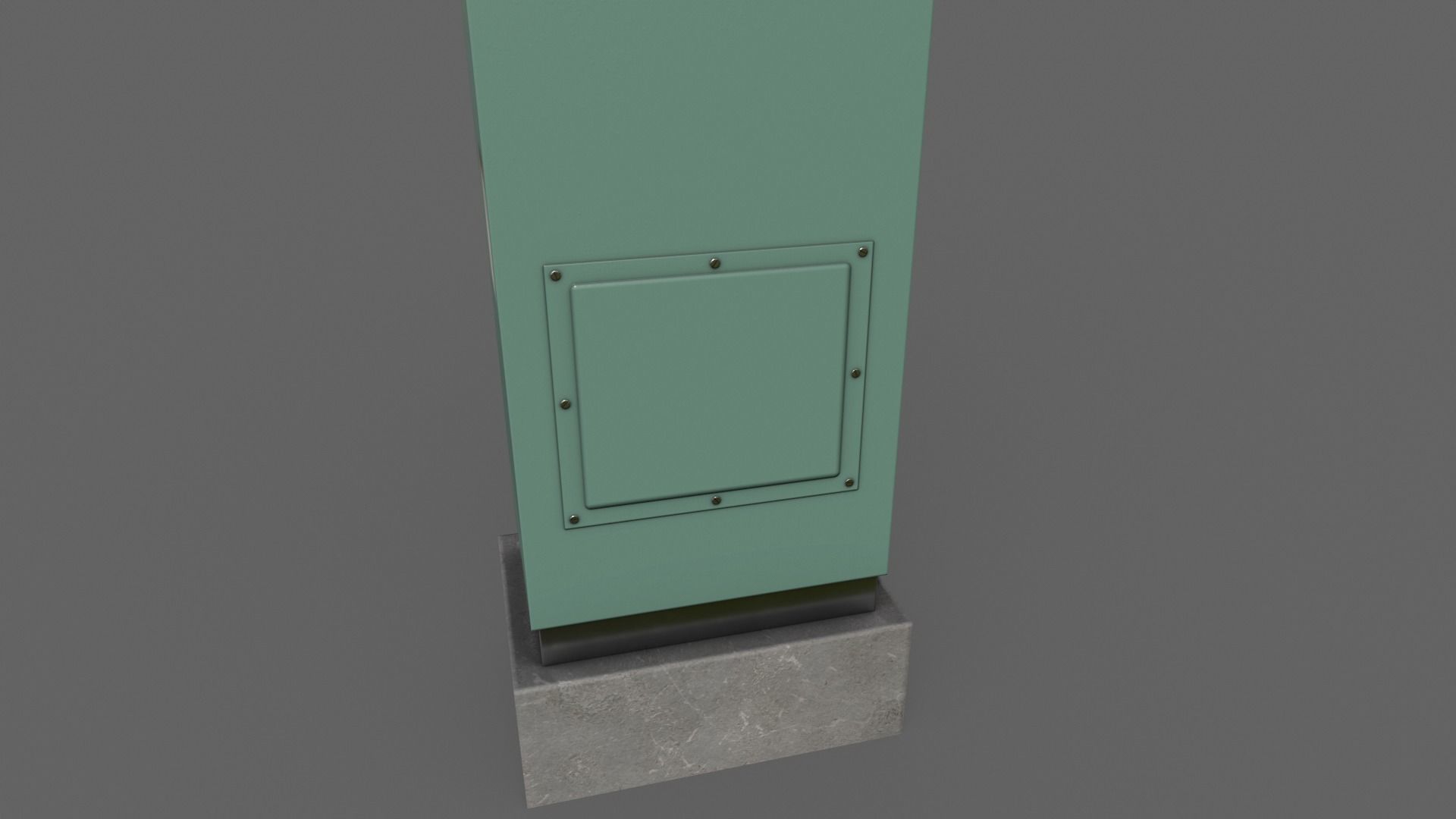 PBR Electric Box V2-Clean-Rusty Low-poly 3D model_18