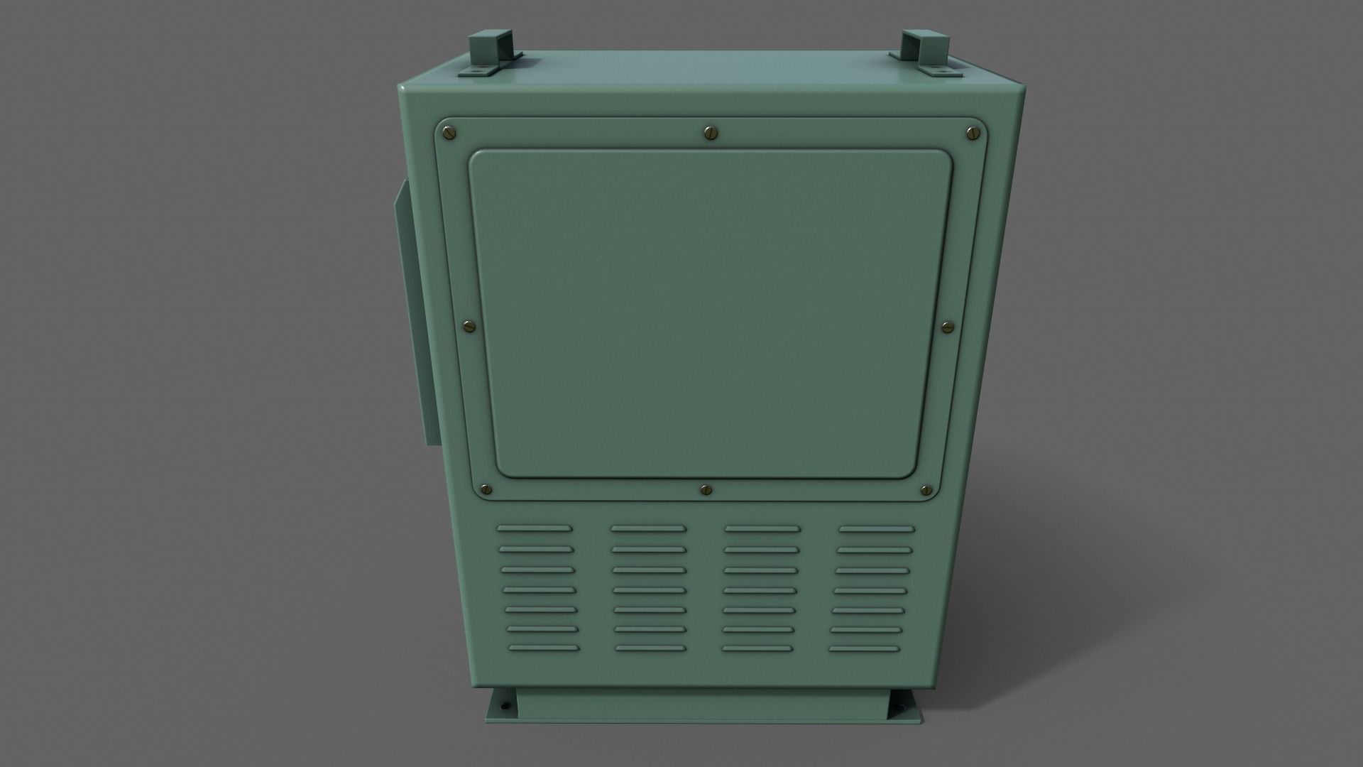 PBR Electric Box V3-Clean-Rusty Low-poly 3D model_17