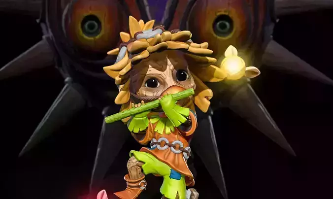 Majora Skull Kid - Zelda 3D print model