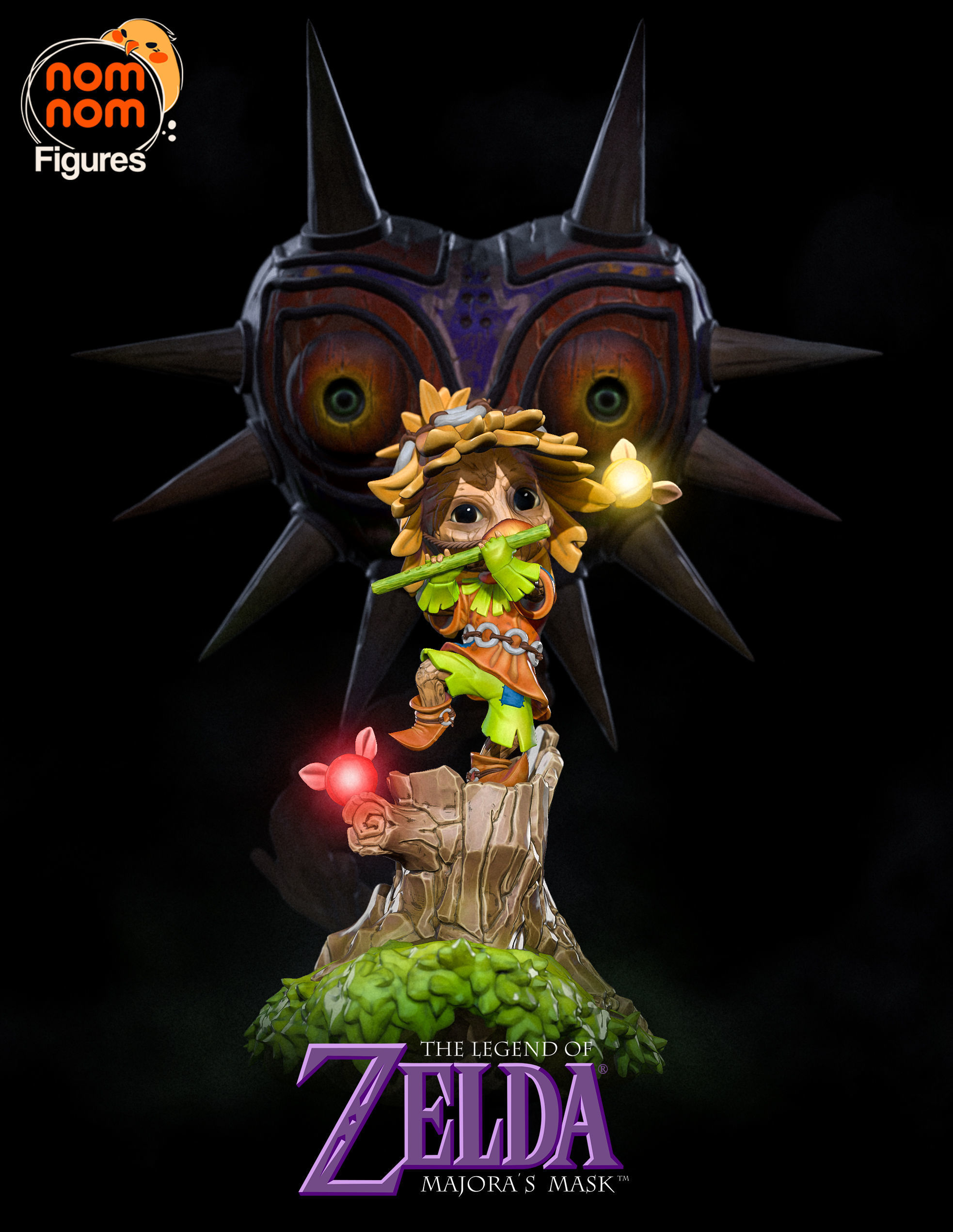 Majora Skull Kid - Zelda 3D print model_1