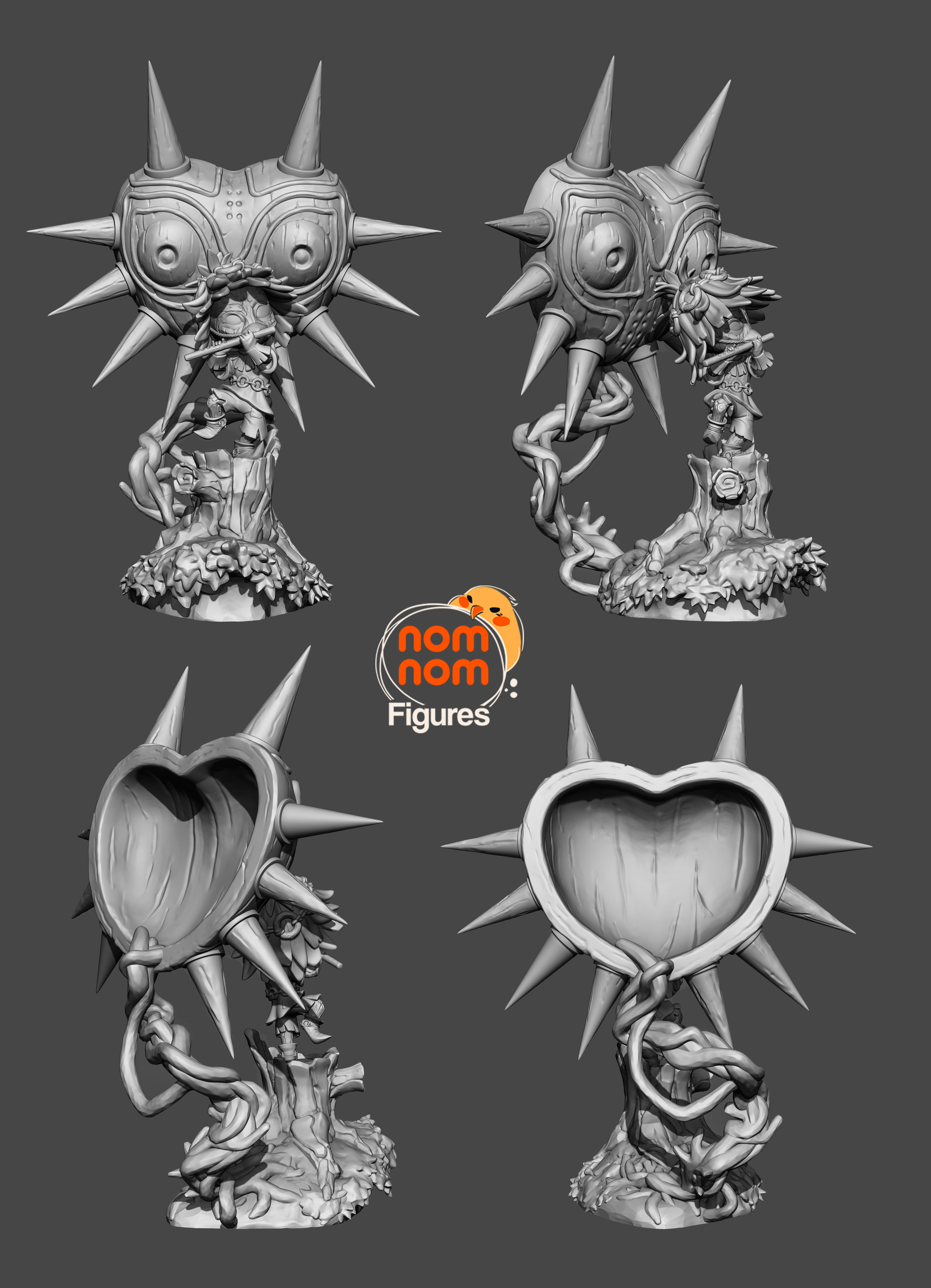 Majora Skull Kid - Zelda 3D print model_4