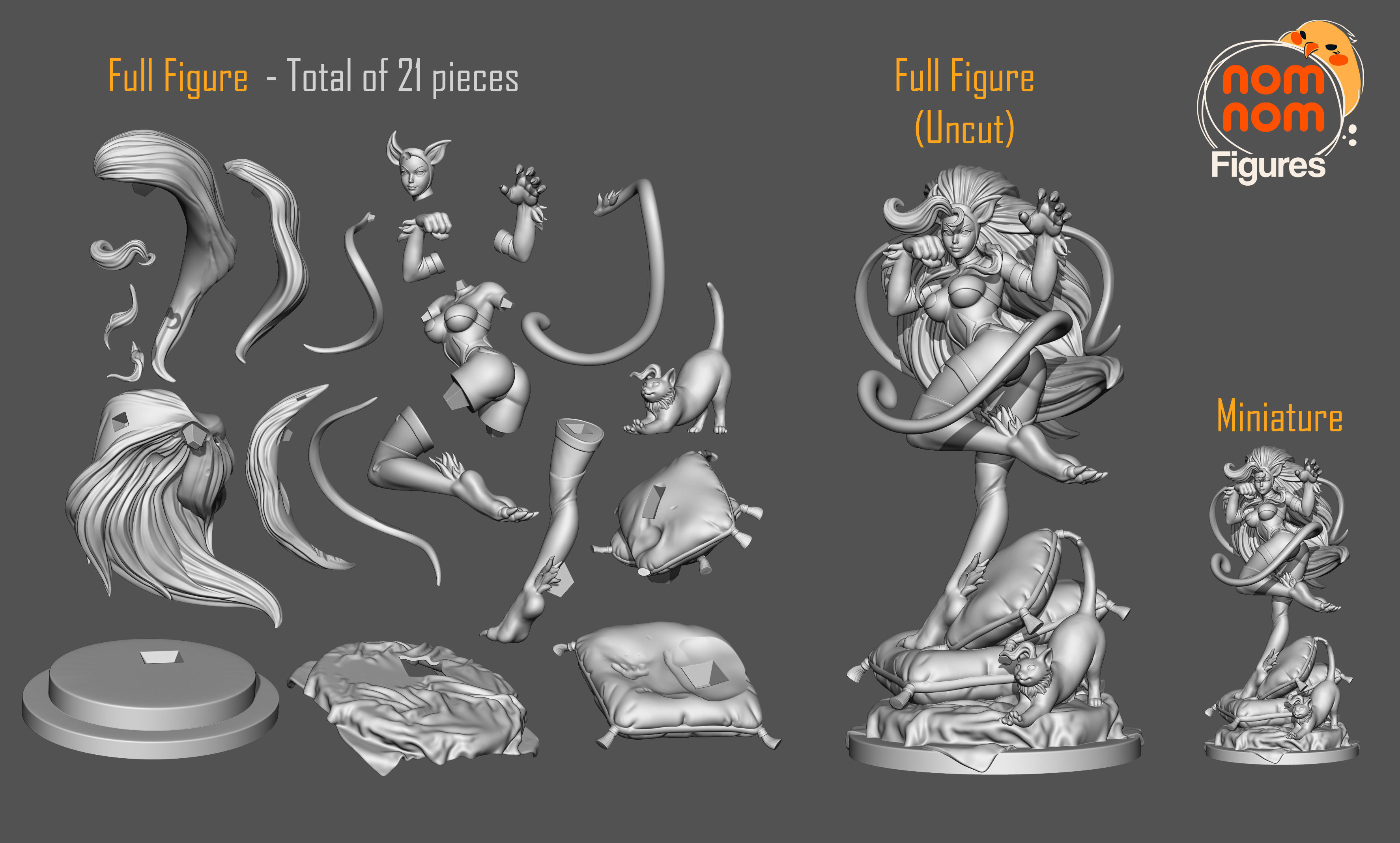 Felicia Rosemary - Darkstalkers 3D print model_4