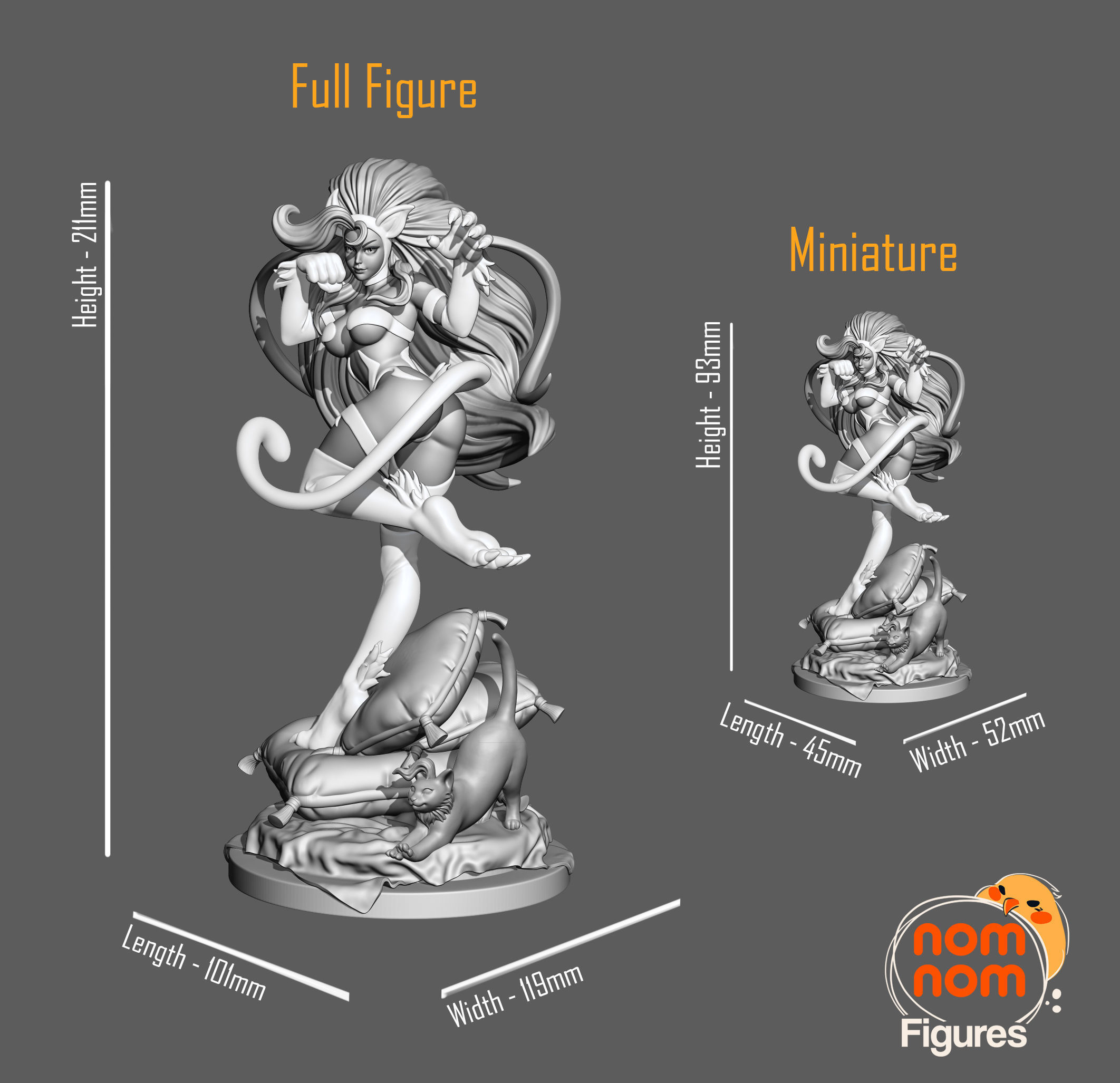 Felicia Rosemary - Darkstalkers 3D print model_3