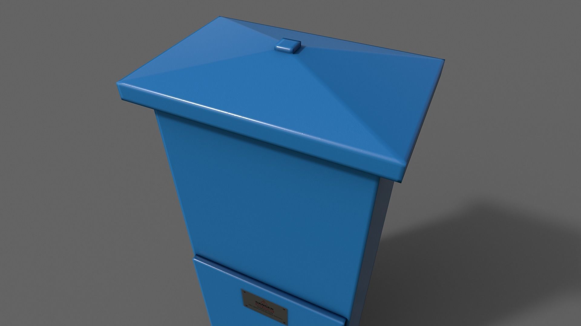 PBR Electric Box V4-Clean-Rusty Low-poly 3D model_15