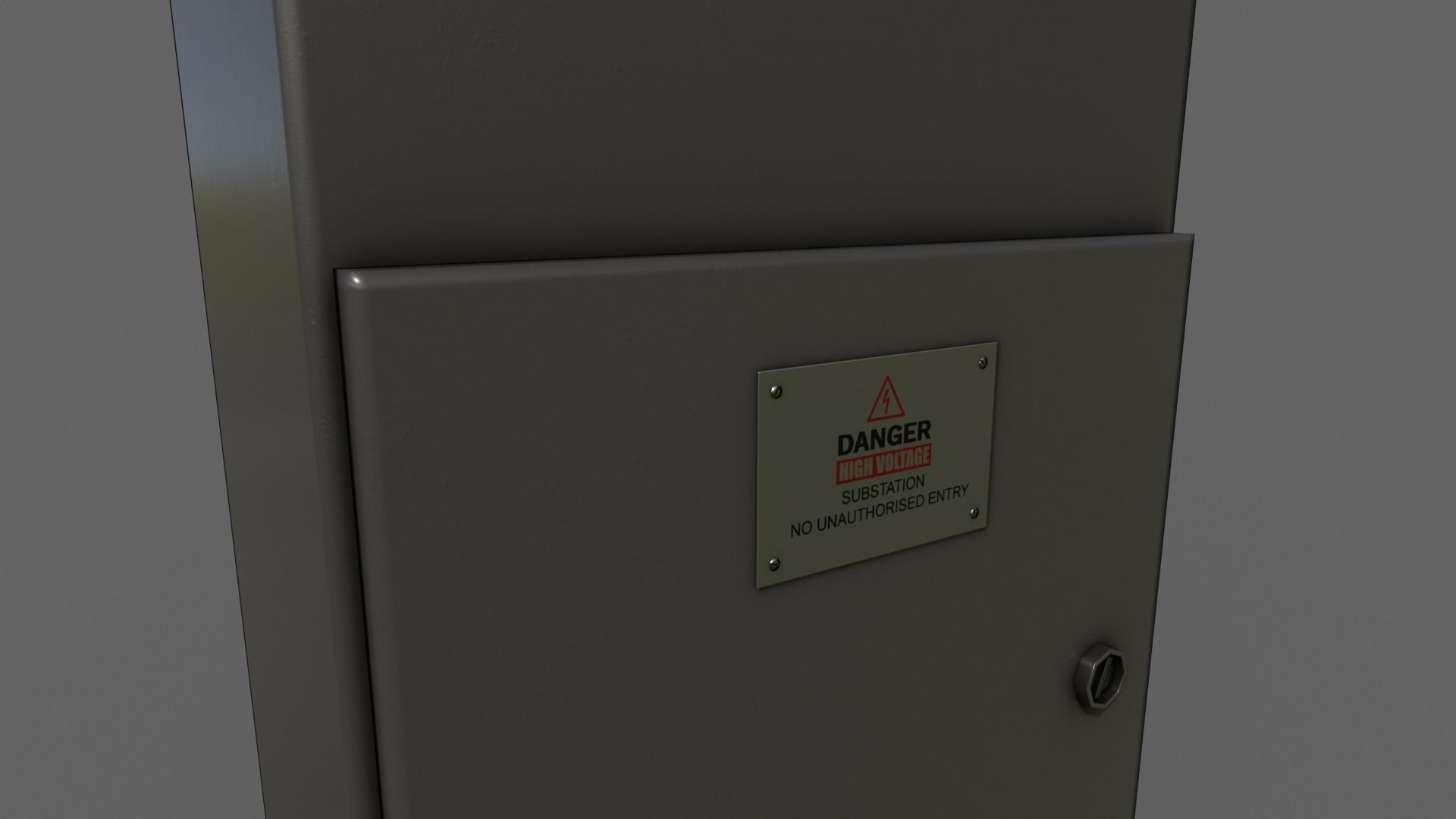 PBR Electric Box V4-Clean-Rusty Low-poly 3D model_13