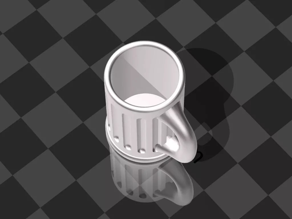 beer glass - mug 3D print model