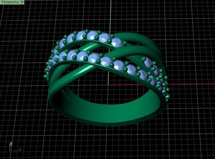 Diamond Ring Crossover 3D print model_18