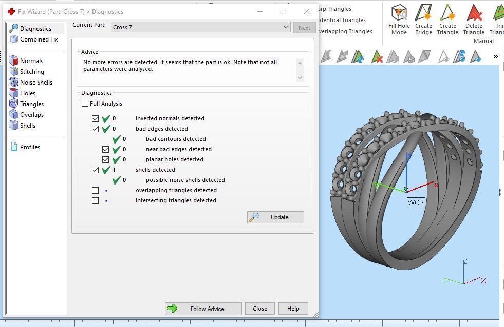 Diamond Ring Crossover 3D print model_10