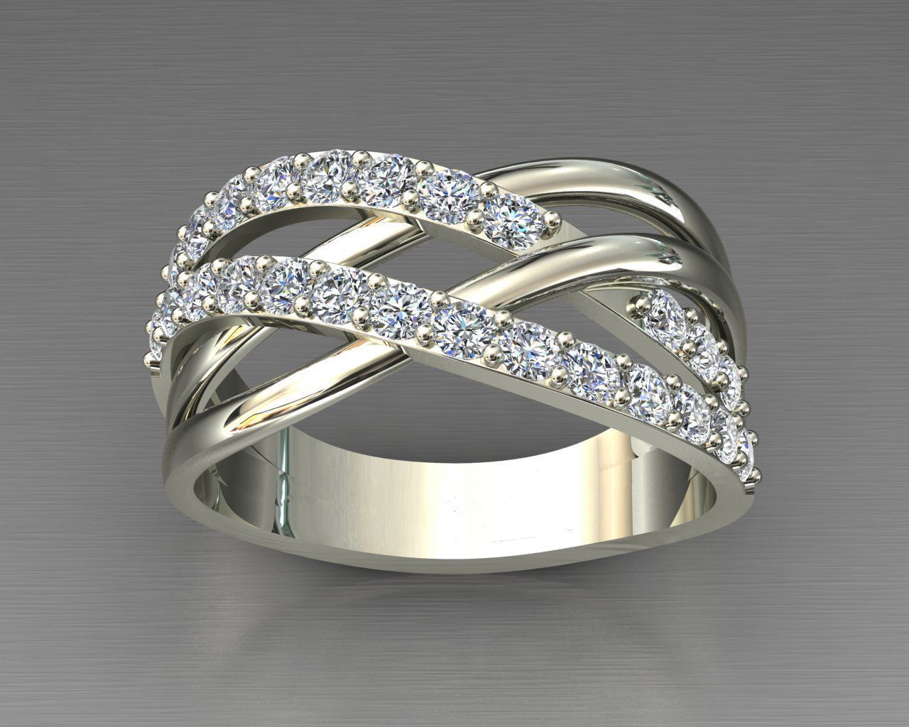 Diamond Ring Crossover 3D print model_25