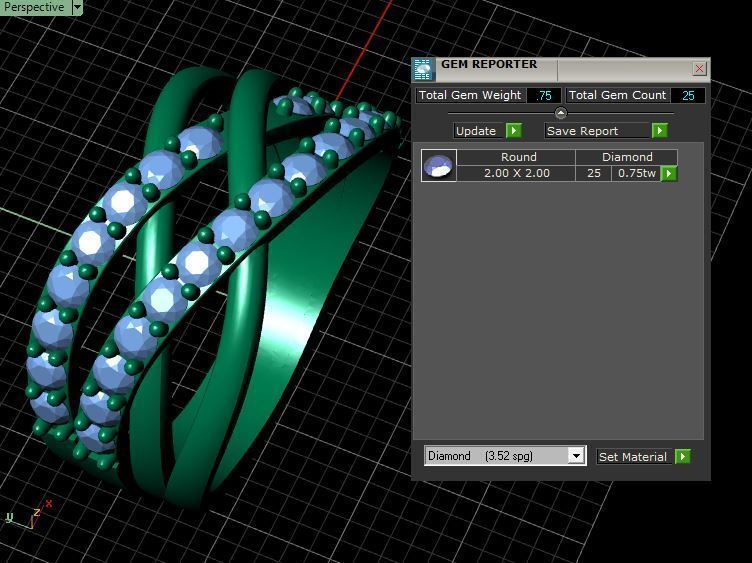 Diamond Ring Crossover 3D print model_11
