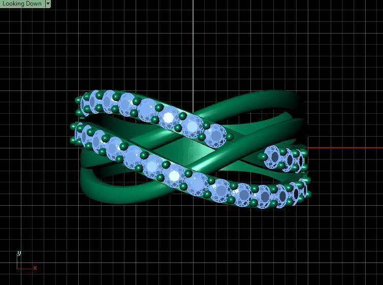 Diamond Ring Crossover 3D print model_22