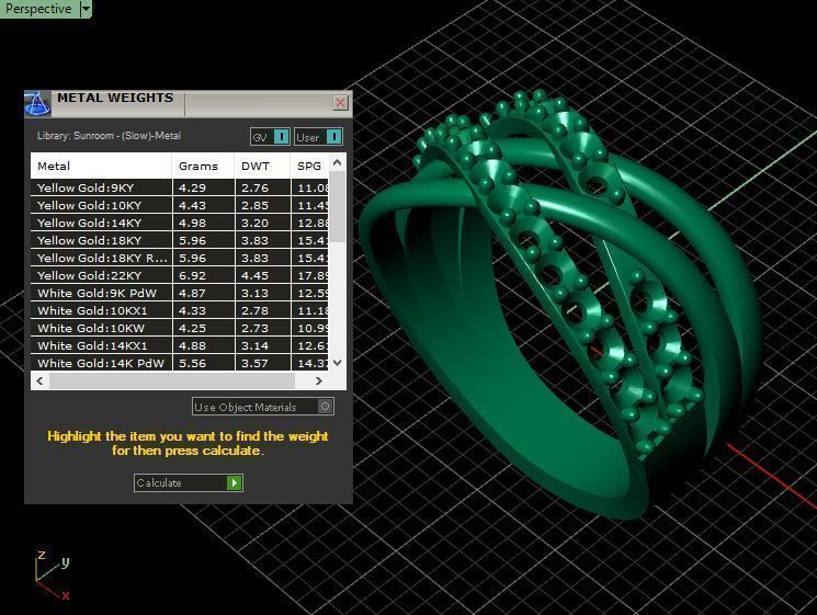 Diamond Ring Crossover 3D print model_13