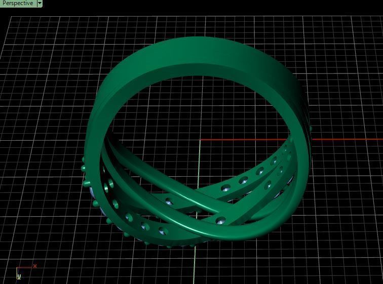 Diamond Ring Crossover 3D print model_21