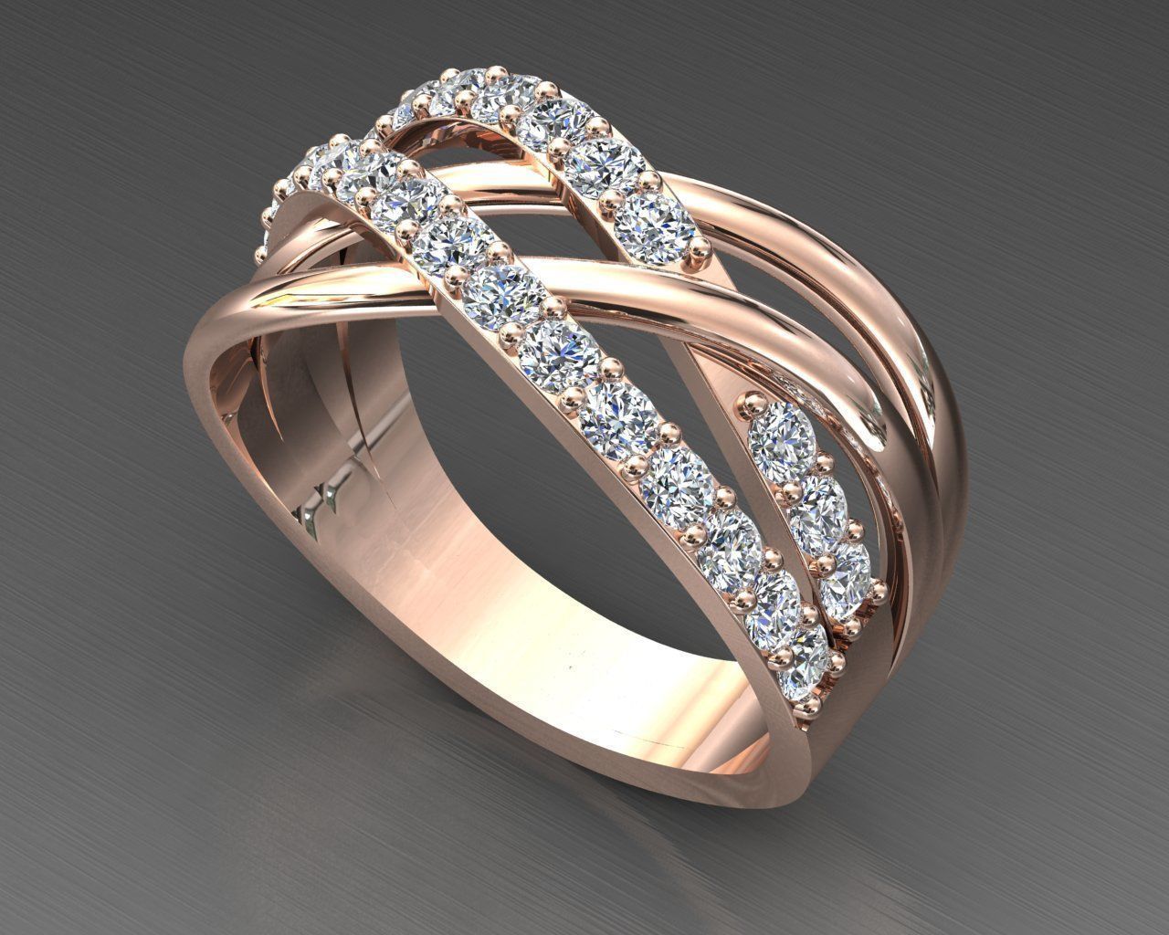 Diamond Ring Crossover 3D print model_26
