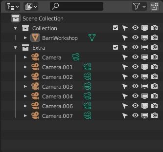 Barn Workshop Low-poly 3D model_17