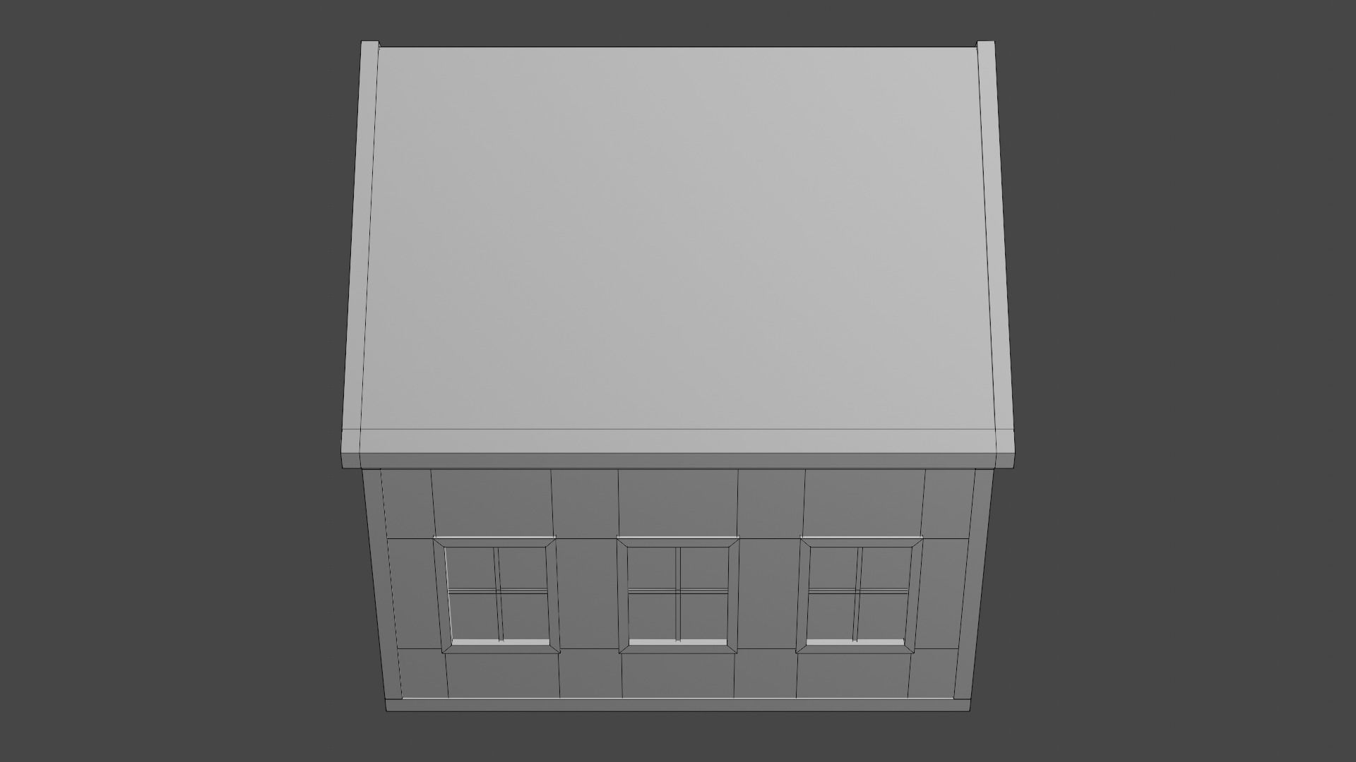 Barn Workshop Low-poly 3D model_14