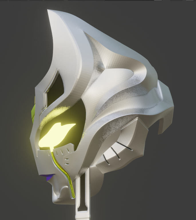 Dark Giant Carmaera Karumila 3D printable helmet 3D print model_6