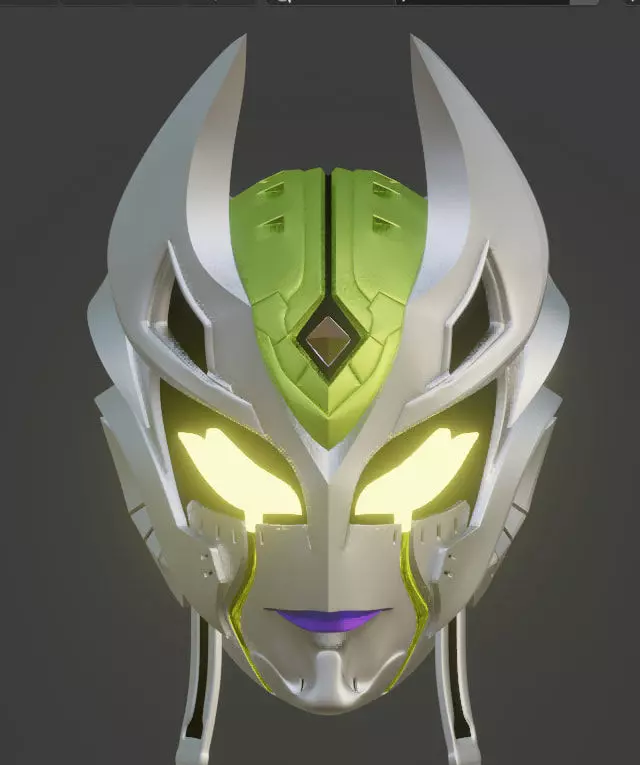 Dark Giant Carmaera Karumila 3D printable helmet 3D print model_0