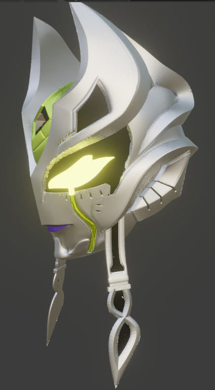 Dark Giant Carmaera Karumila 3D printable helmet 3D print model_2