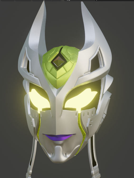 Dark Giant Carmaera Karumila 3D printable helmet 3D print model_5