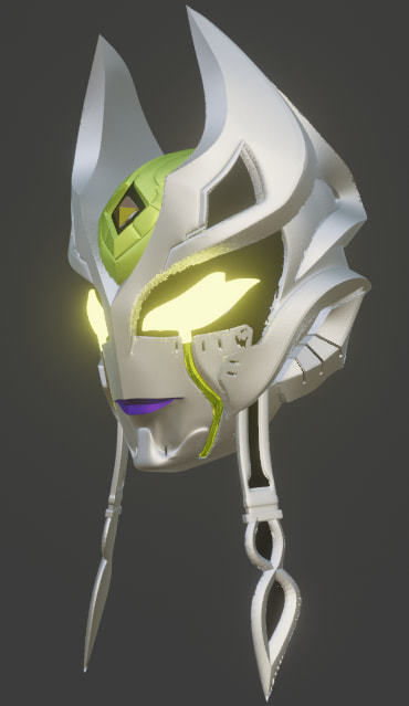 Dark Giant Carmaera Karumila 3D printable helmet 3D print model_1