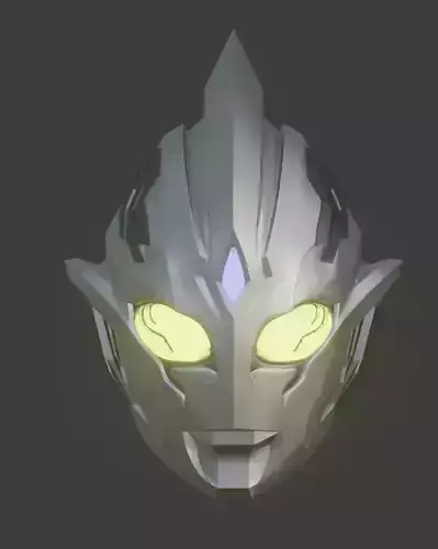 Ultraman Trigger Dark 3D printable helmet 3D print model