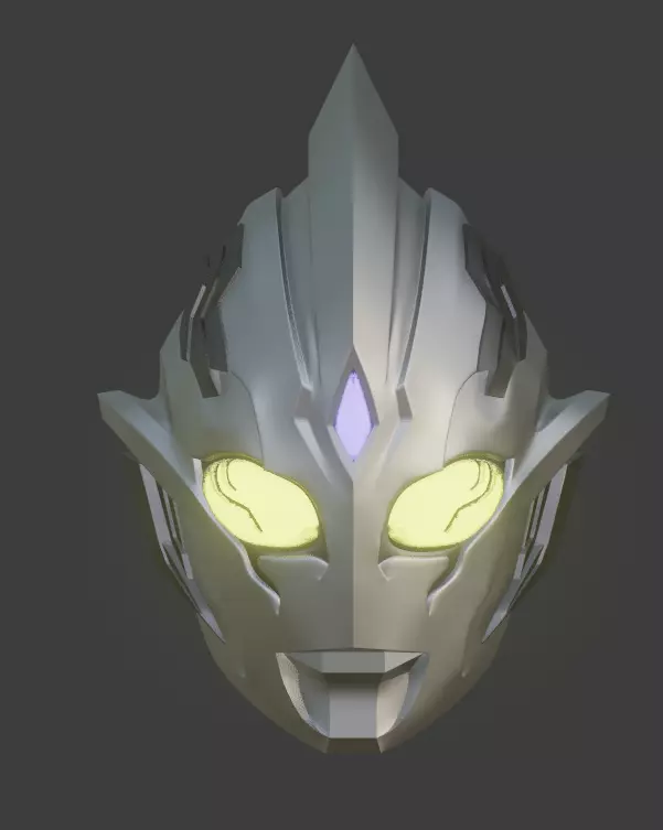 Ultraman Trigger Dark 3D printable helmet 3D print model