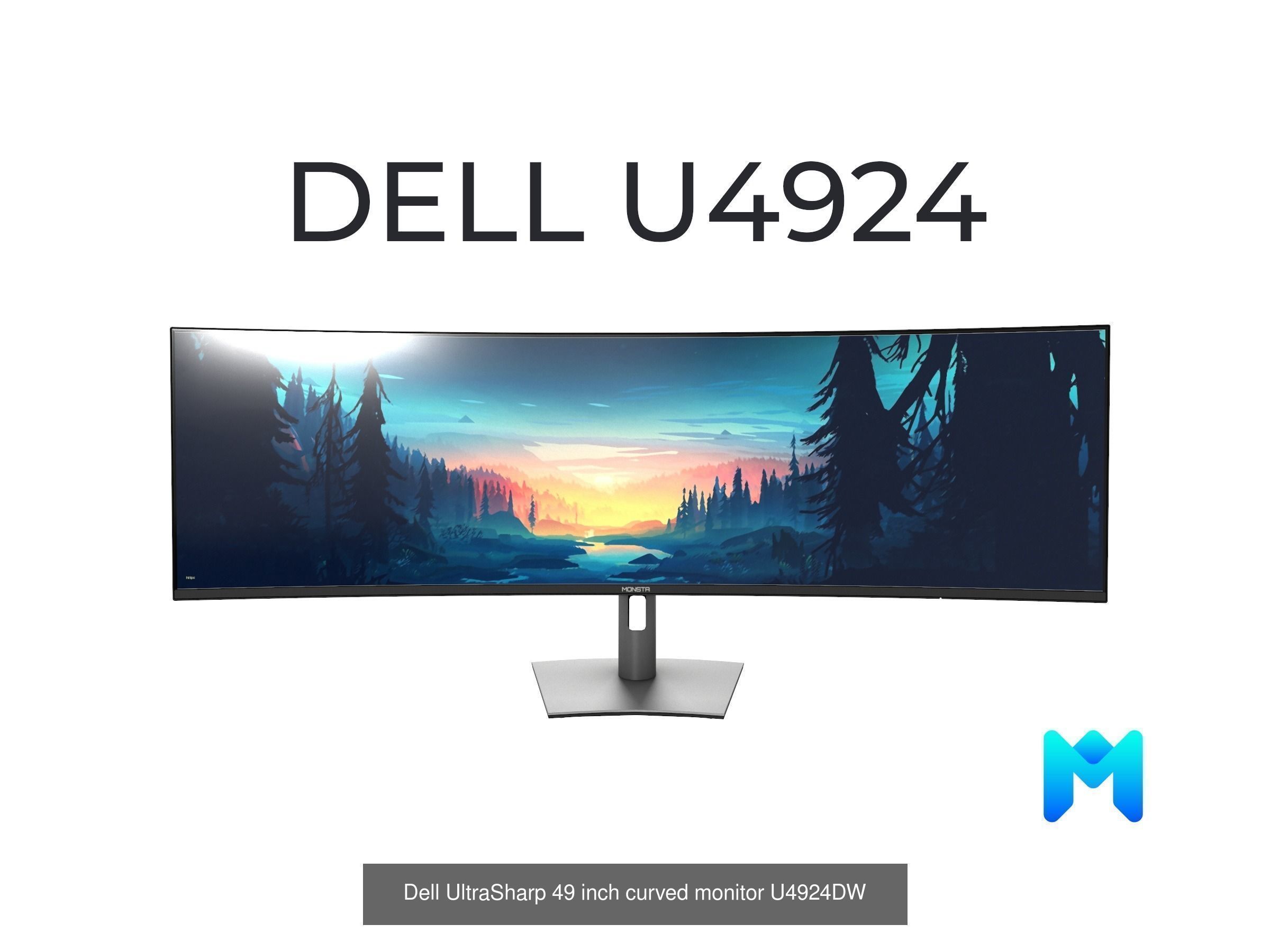 pbr lowpoly pc monitor game asset pack 3D Model Collection_1