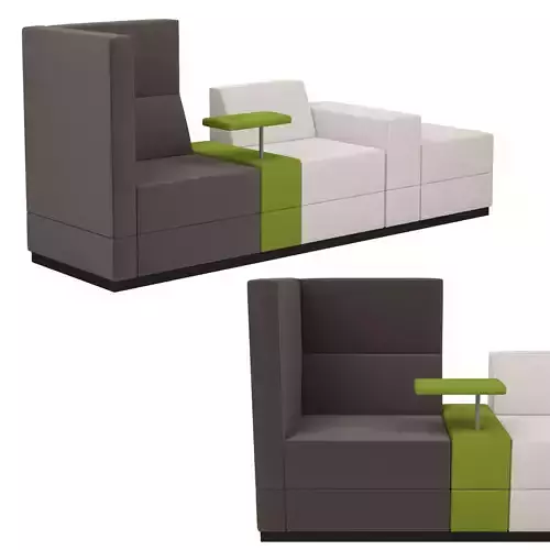 Casala office Brick island sofa 02