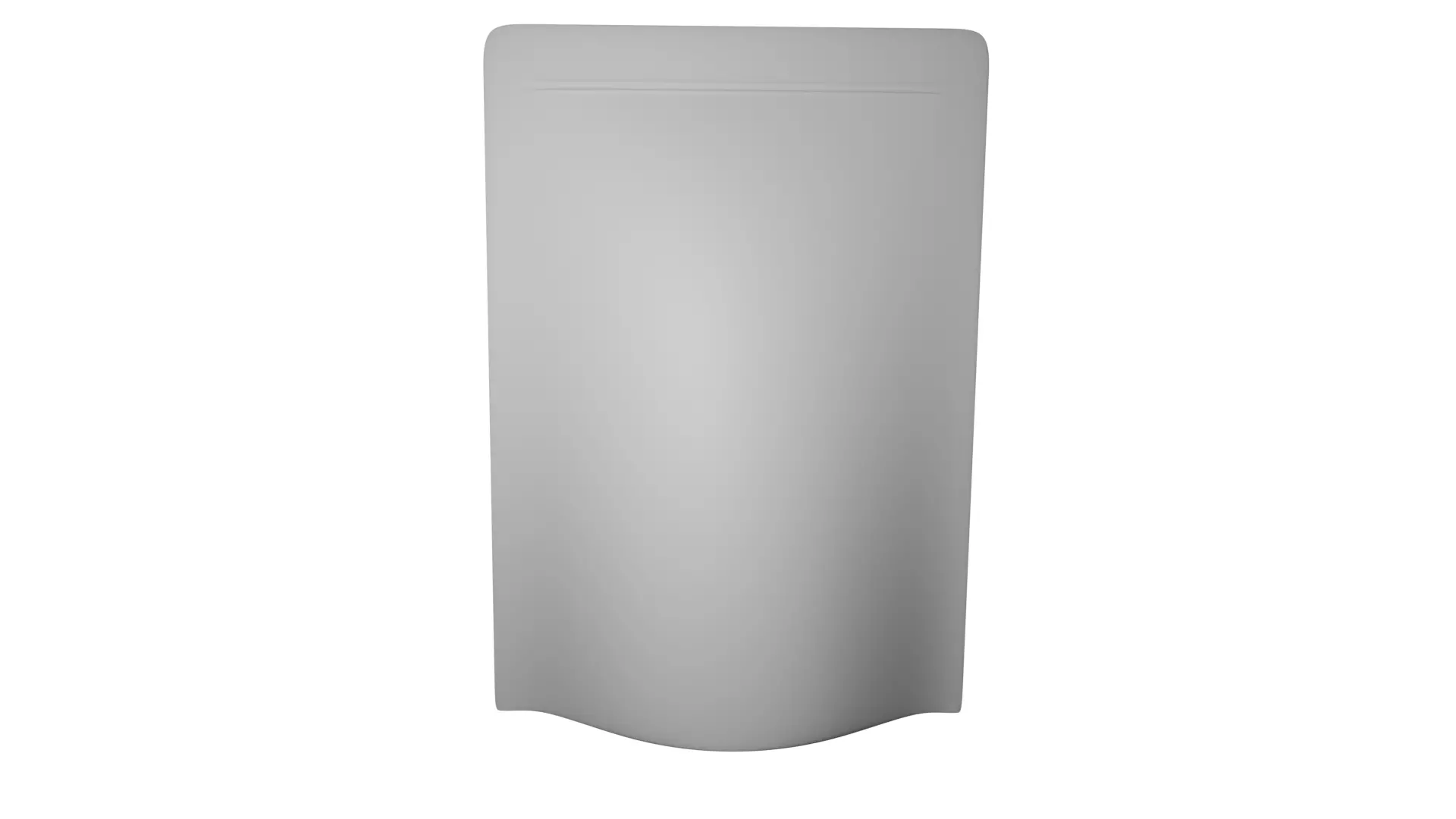 Standing Pouch Ziplock Packaging 3D model_0