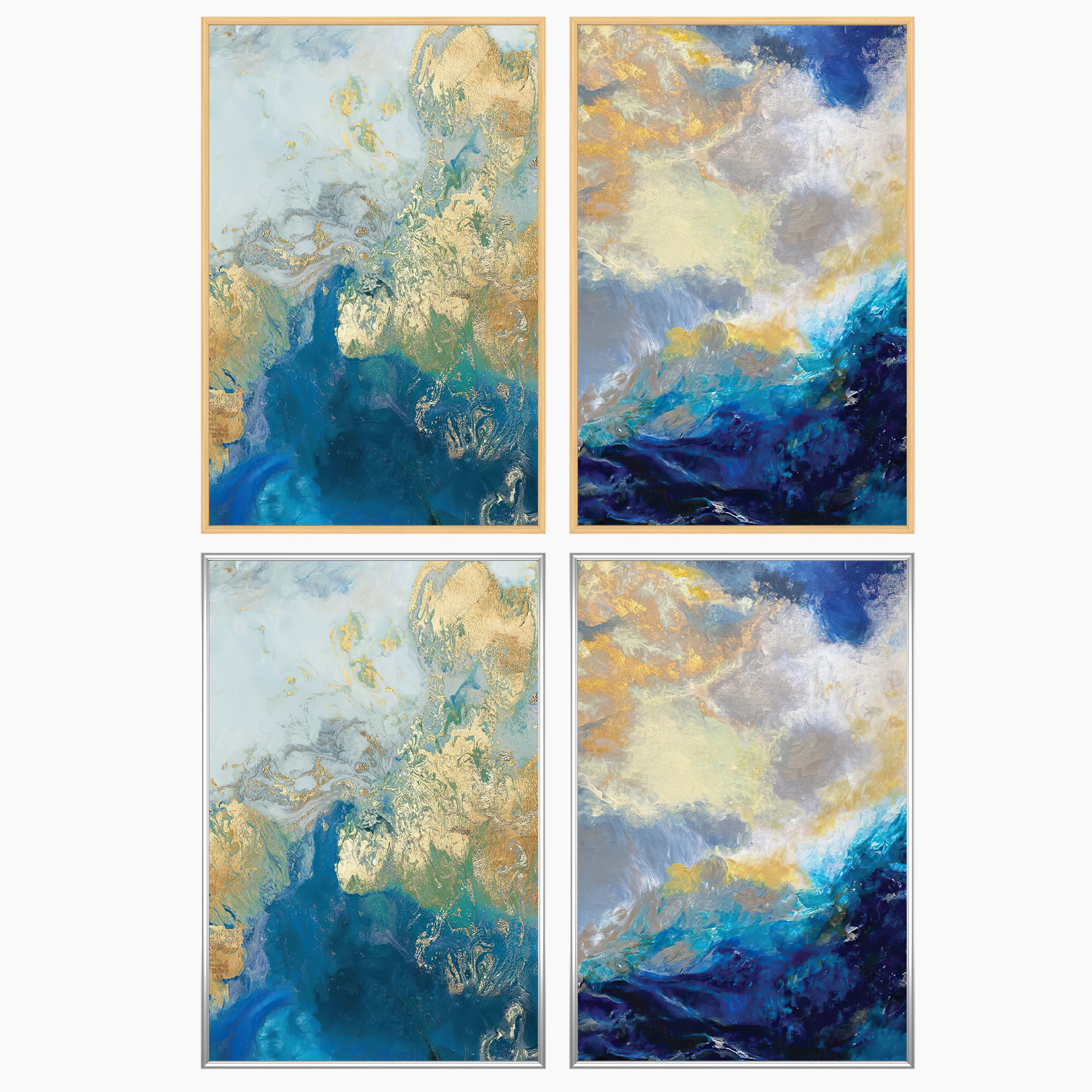 Wall Art Set 3867 3D model_2