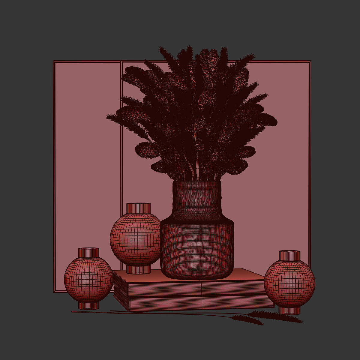 Decor set 34 3D model_8