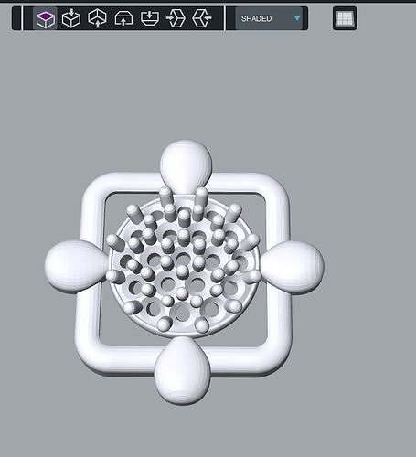 Small Diamond Earring Free 3D print model