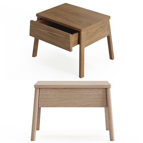 Air - Bedside Drawer Table 3D model