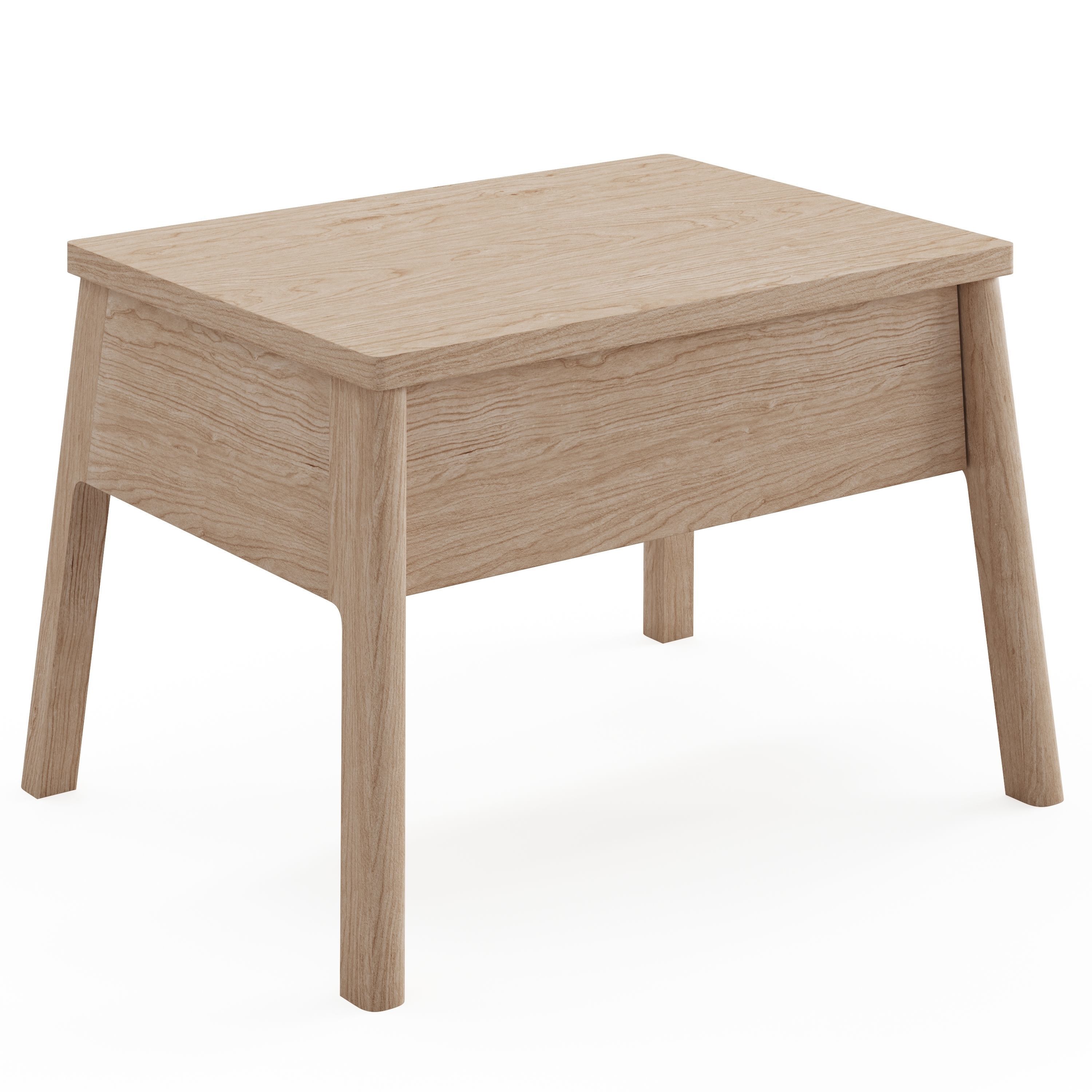 Air - Bedside Drawer Table 3D model_3