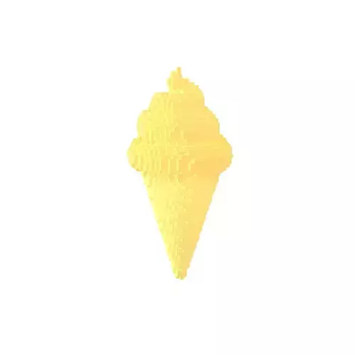 Voxel Ice Cream Cone v1 003